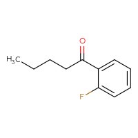 Chemical structure of 1-(2-fluorophenyl)pentan-1-one - CSSB00011804260