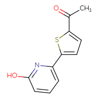 Chemical structure of 1-[5-(6-hydroxypyridin-2-yl)thiophen-2-yl]ethan-1-one - CSSB00010248055
