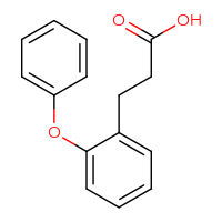 Chemical structure of 3-(2-phenoxyphenyl)propanoic acid - CSSB00020628577