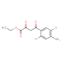 Chemical structure of ethyl 4-(2,5-dichloro-4-methylphenyl)-2,4-dioxobutanoate - CSSB03589461655