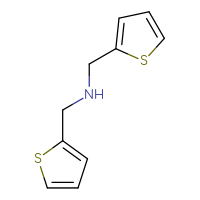 Chemical structure of bis[(thiophen-2-yl)methyl]amine - CSSB00000186845