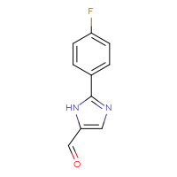 Chemical structure of 2-(4-fluorophenyl)-1H-imidazole-5-carbaldehyde - CSSB00021257596