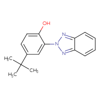 Chemical structure of 2-(2H-1,2,3-benzotriazol-2-yl)-4-tert-butylphenol - CSSB00015286304
