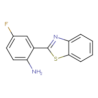 Chemical structure of 2-(1,3-benzothiazol-2-yl)-4-fluoroaniline - CSSB00000647028