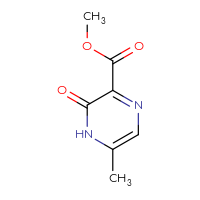Chemical structure of methyl 5-methyl-3-oxo-3,4-dihydropyrazine-2-carboxylate - CSSB00010512117
