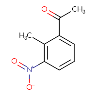 Chemical structure of 1-(2-methyl-3-nitrophenyl)ethan-1-one - CSSB00000687107