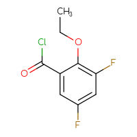Chemical structure of 2-ethoxy-3,5-difluorobenzoyl chloride - CSSB00010204072