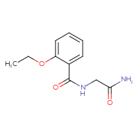 Chemical structure of 2-[(2-ethoxyphenyl)formamido]acetamide - CSSB00000253514