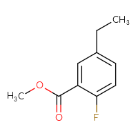 Chemical structure of methyl 5-ethyl-2-fluorobenzoate - CSSB00009839724