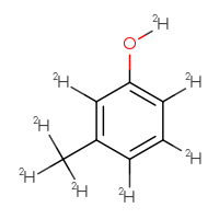Chemical structure of 1-(²H₃)methyl-3-[(²H)oxy](²H₄)benzene - CSSB00015277514