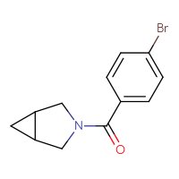 Chemical structure of 3-(4-bromobenzoyl)-3-azabicyclo[3.1.0]hexane - CSSB00015801874