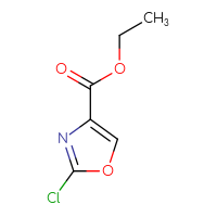 Chemical structure of ethyl 2-chloro-1,3-oxazole-4-carboxylate - CSSB00000068283
