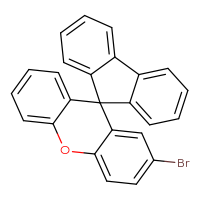 Chemical structure of 7'-bromospiro[fluorene-9,9'-xanthene] - CSSB00161154736