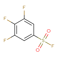 Chemical structure of 3,4,5-trifluorobenzene-1-sulfonyl fluoride - CSSB00015196458