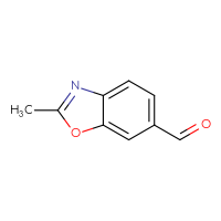Chemical structure of 2-methyl-1,3-benzoxazole-6-carbaldehyde - CSSB00010272349
