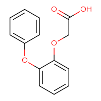Chemical structure of 2-(2-phenoxyphenoxy)acetic acid - CSSB00137422976