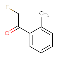 Chemical structure of 2-fluoro-1-(2-methylphenyl)ethan-1-one - CSSB00010645700
