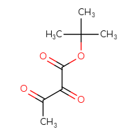 Chemical structure of tert-butyl 2,3-dioxobutanoate - CSSB00000079902