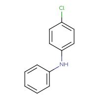 Chemical structure of 4-chloro-N-phenylaniline - CSSB00000029763