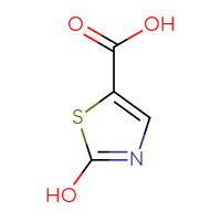 Chemical structure of 2-hydroxy-1,3-thiazole-5-carboxylic acid - CSSB00012025068