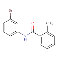 Chemical structure of N-(3-bromophenyl)-2-methylbenzamide - CSSB00000249714