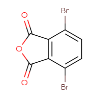 Chemical structure of 4,7-dibromo-1,3-dihydro-2-benzofuran-1,3-dione - CSSB00011100540
