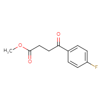 Chemical structure of methyl 4-(4-fluorophenyl)-4-oxobutanoate - CSSB00000149156