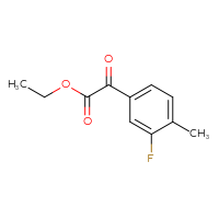 Chemical structure of ethyl 2-(3-fluoro-4-methylphenyl)-2-oxoacetate - CSSB00009999808