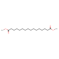 Chemical structure of 1,16-dimethyl hexadecanedioate - CSSB00000123068