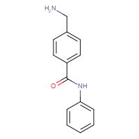 Chemical structure of 4-(aminomethyl)-N-phenylbenzamide - CSSB00000487691