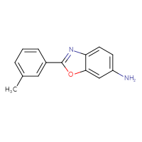 Chemical structure of 2-(3-methylphenyl)-1,3-benzoxazol-6-amine - CSSB00000530459