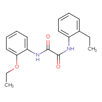 Chemical structure of N-(2-ethoxyphenyl)-N'-(2-ethylphenyl)ethanediamide - CSSB00000061569