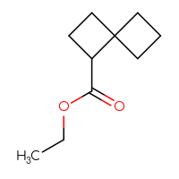 Chemical structure of ethyl spiro[3.3]heptane-1-carboxylate - CSSB01402449832