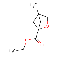 Chemical structure of ethyl 4-methyl-2-oxabicyclo[2.1.1]hexane-1-carboxylate - CSSB01377023428