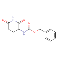Chemical structure of benzyl N-(2,6-dioxopiperidin-3-yl)carbamate - CSSB00011217957