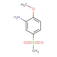 Chemical structure of 5-methanesulfonyl-2-methoxyaniline - CSSB00011298280