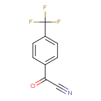 Chemical structure of 4-(trifluoromethyl)benzoyl cyanide - CSSB00000117205