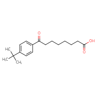Chemical structure of 8-(4-tert-butylphenyl)-8-oxooctanoic acid - CSSB00020571989