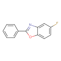 Chemical structure of 5-fluoro-2-phenyl-1,3-benzoxazole - CSSB00010107906