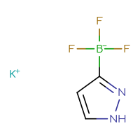 Chemical structure of potassium trifluoro(1H-pyrazol-3-yl)boranuide - CSSB00000070569