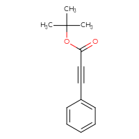 Chemical structure of tert-butyl 3-phenylprop-2-ynoate - CSSB00012706351