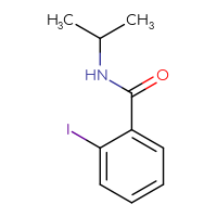 Chemical structure of 2-iodo-N-(propan-2-yl)benzamide - CSSB00000152633