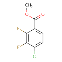 Chemical structure of methyl 4-chloro-2,3-difluorobenzoate - CSSB00010189563