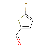 Chemical structure of 5-fluorothiophene-2-carbaldehyde - CSSB00000102792