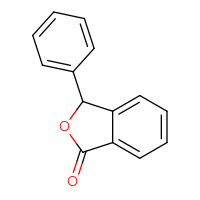 Chemical structure of 3-phenyl-1,3-dihydro-2-benzofuran-1-one - CSSB00000030346