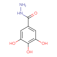 Chemical structure of 3,4,5-trihydroxybenzohydrazide - CSSB00000015430
