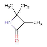 Chemical structure of 3,4,4-trimethylazetidin-2-one - CSSB00009829557