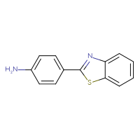 Chemical structure of 4-(1,3-benzothiazol-2-yl)aniline - CSSB00000260701