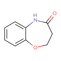 Chemical structure of 2,3,4,5-tetrahydro-1,5-benzoxazepin-4-one - CSSB00000740369