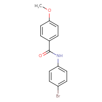 Chemical structure of N-(4-bromophenyl)-4-methoxybenzamide - CSSB00000481978
